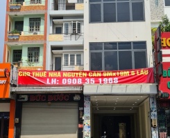 Cho thuê nhà MT Hoàng Văn Thụ, Phường 4, Tân Bình.